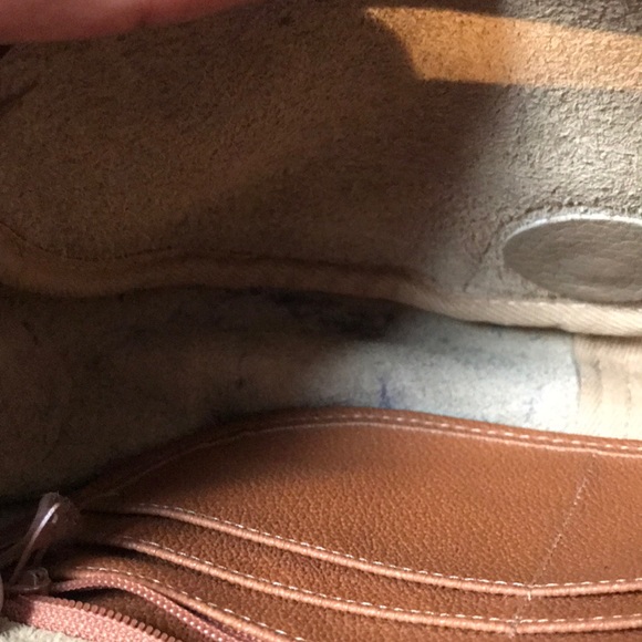 ❤️... Dooney & Bourke Pebble Leather Tan Vintage Crossbody Bag - Picture 4 of 4